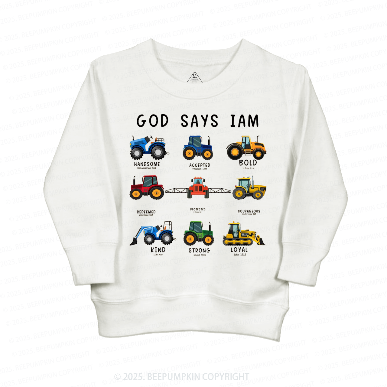 Good Says I Am Kid's Sweatshirt