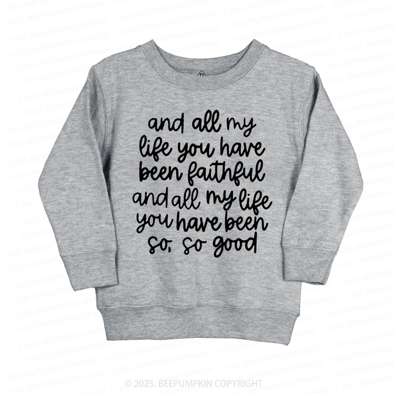 Psalm Bible Quote Kid's Sweatshirt