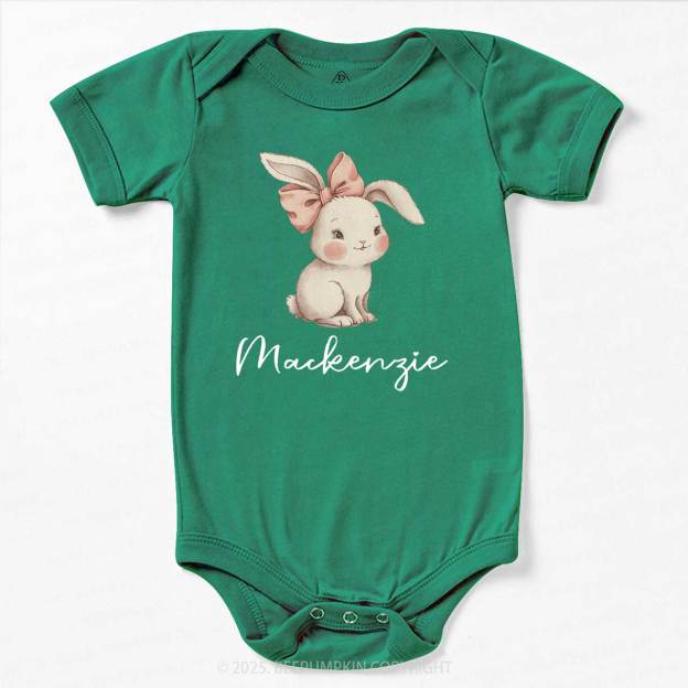 Personalized Name Easter Bunny Bodysuit Beepumpkin