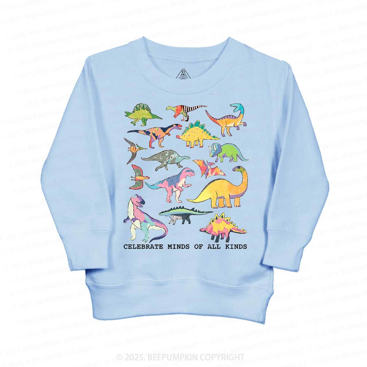 Celebrate Minds Of All Kinds Kid's Sweatshirt