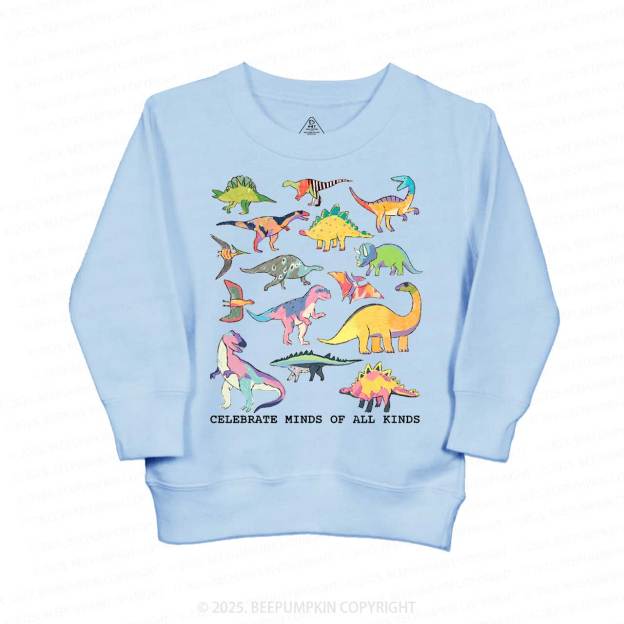 Celebrate Minds Of All Kinds Kid's Sweatshirt