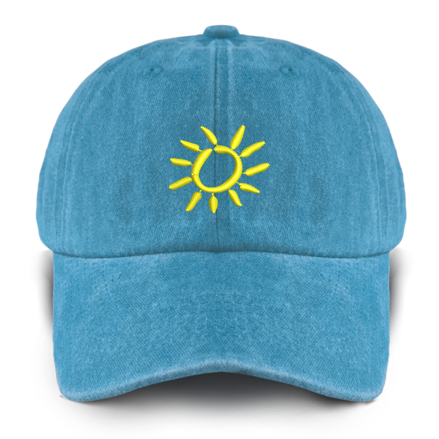 Little Sun Washed Baseball Cap For Kids