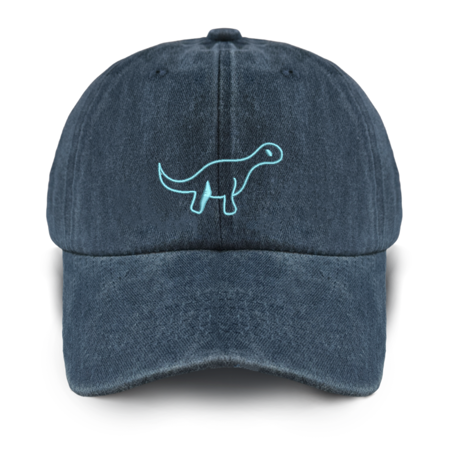 Personalized 17 Types Of Dinosaurs Washed Baseball Cap For Kids