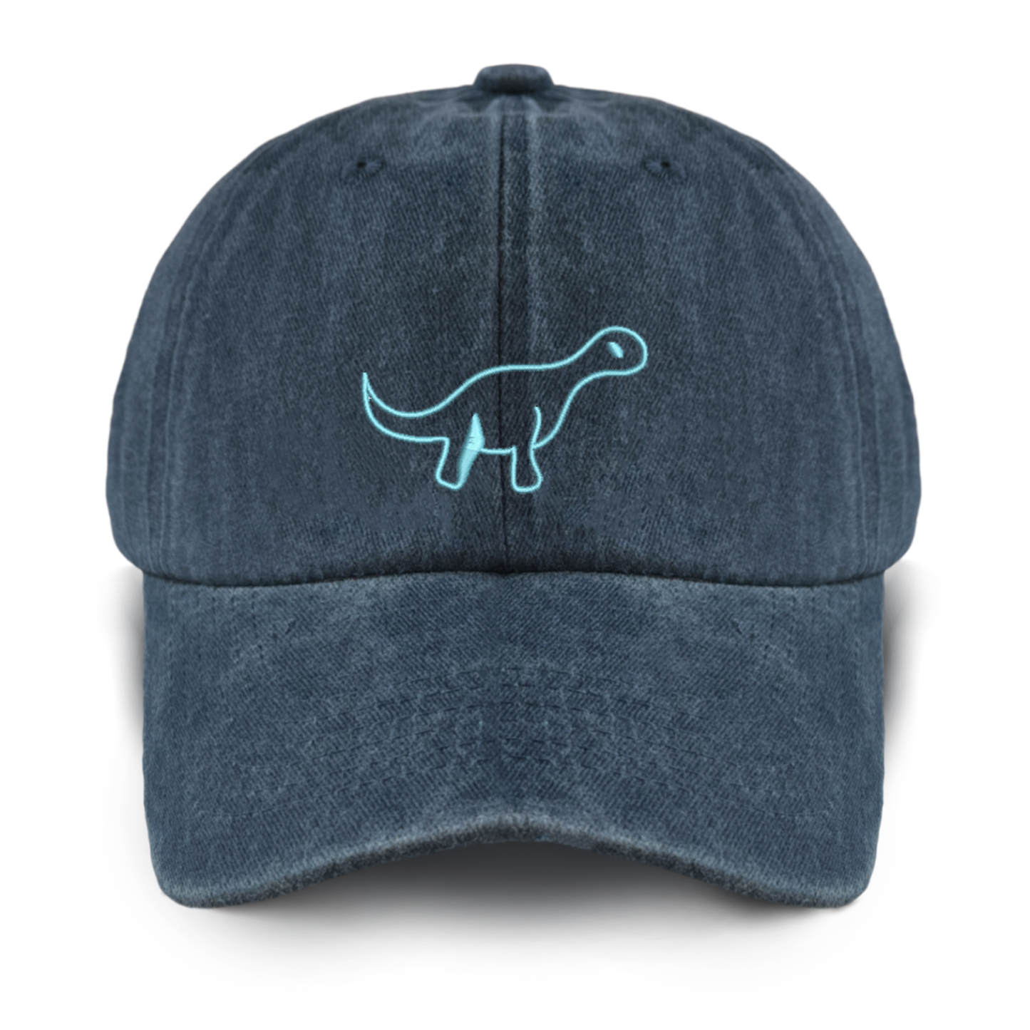 Personalized 17 Types Of Dinosaurs Washed Baseball Cap For Kids