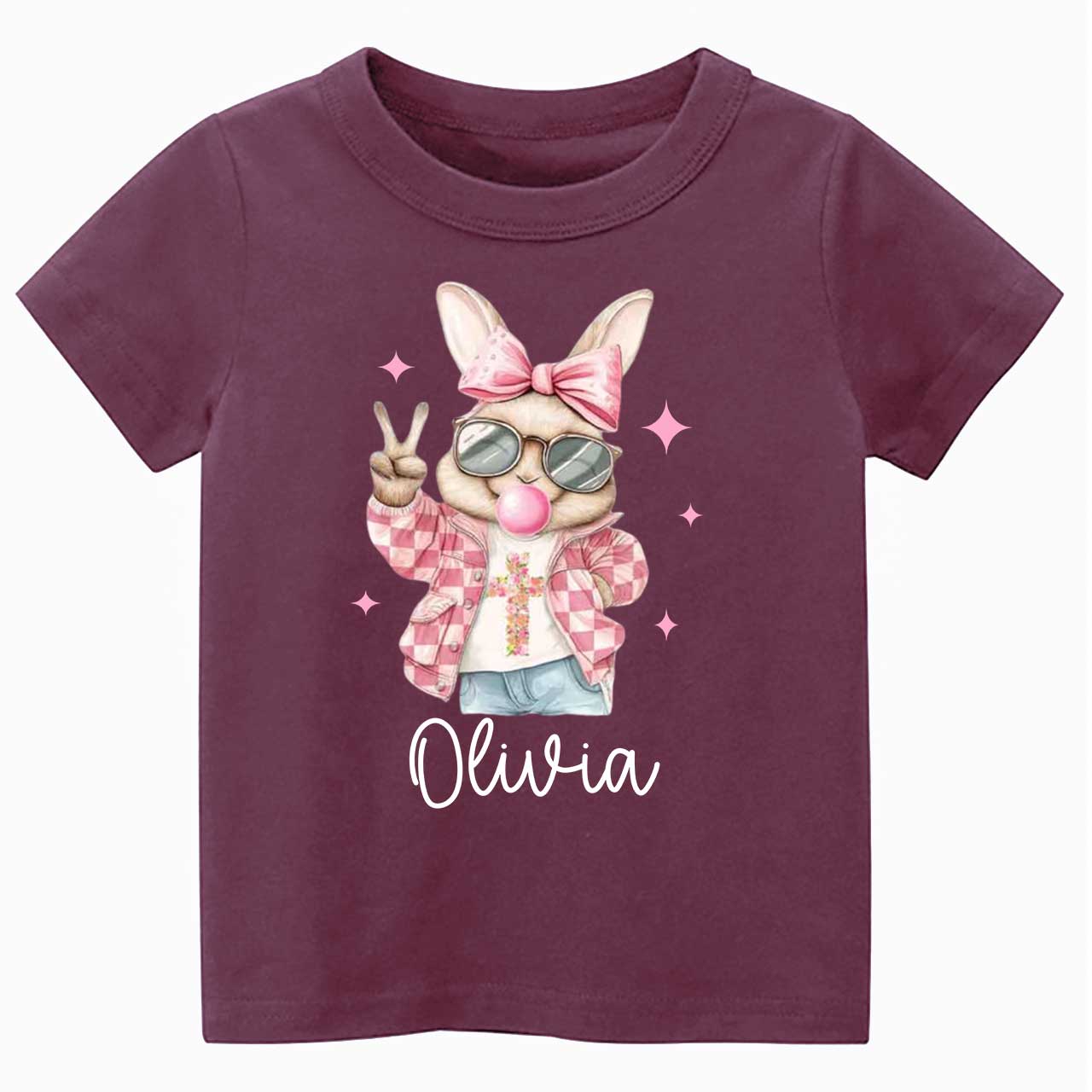 Bubble Gum Bunny Toddler&Kid's Tees Beepumpkin