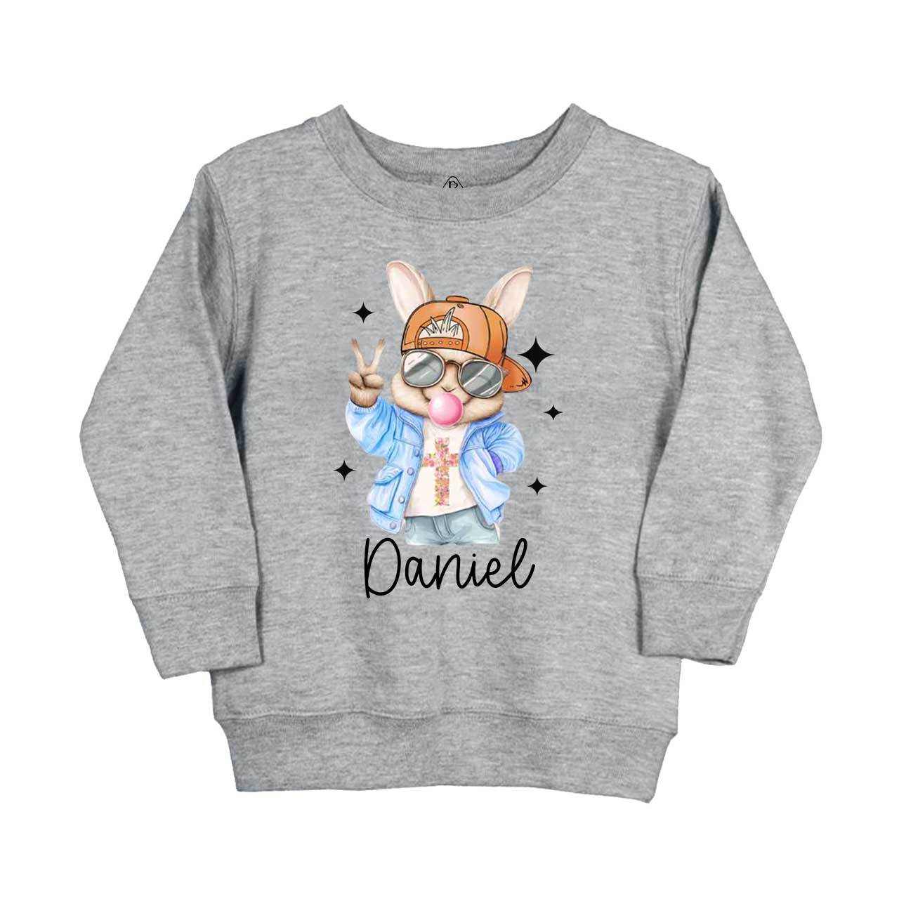 Bubble Gum Bunny Kid's Sweatshirt