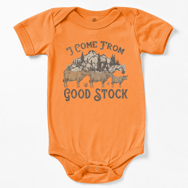 I Come From Good Stock Bodysuit Beepumpkin