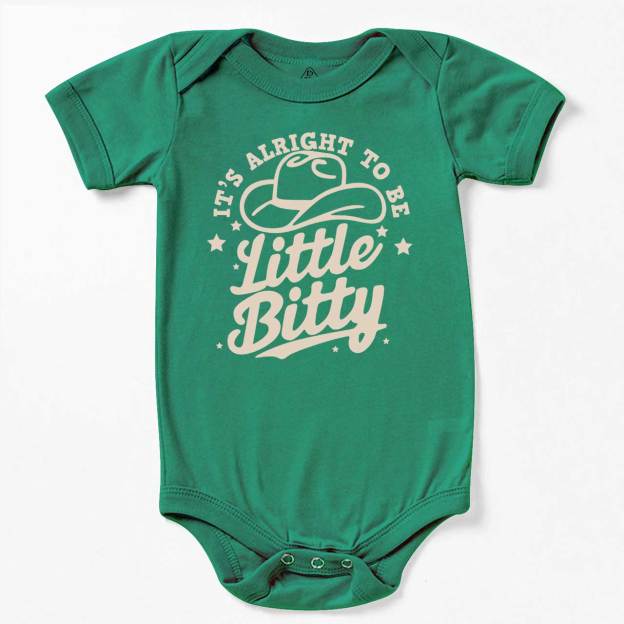 It's Alright To Be Little Bitty Bodysuit Beepumpkin