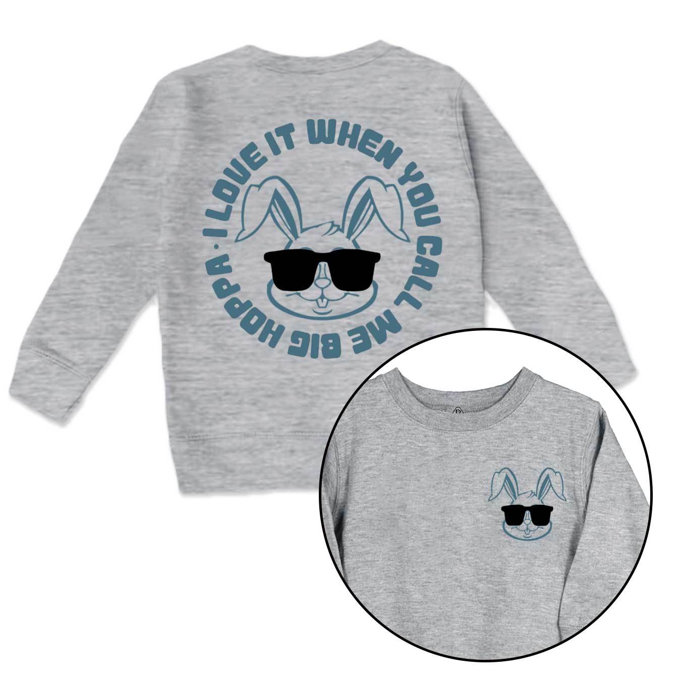 Sunglasses Bunny Easter Told Kid's Sweatshirt