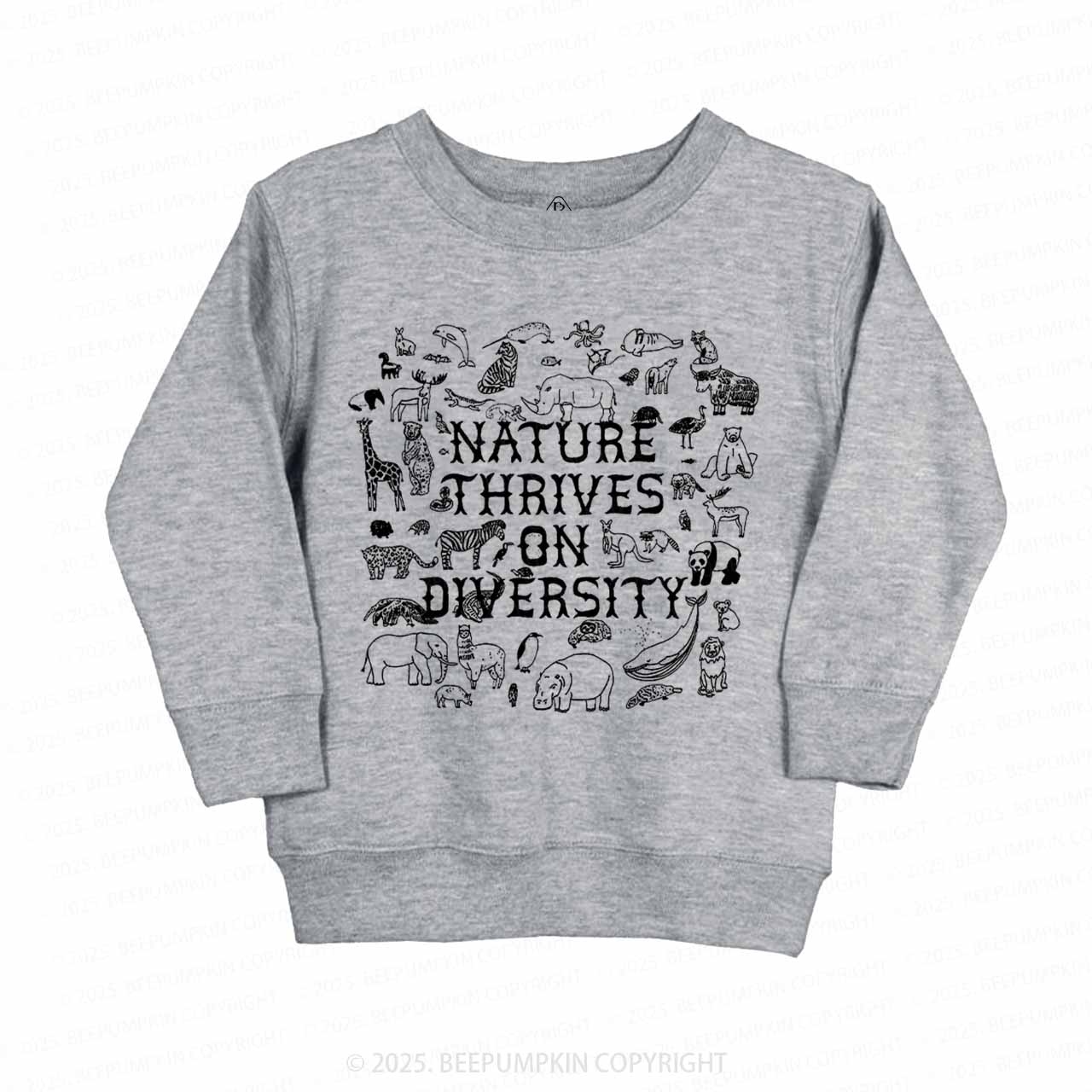Nature Thrives On Divesity Kid's Sweatshirt