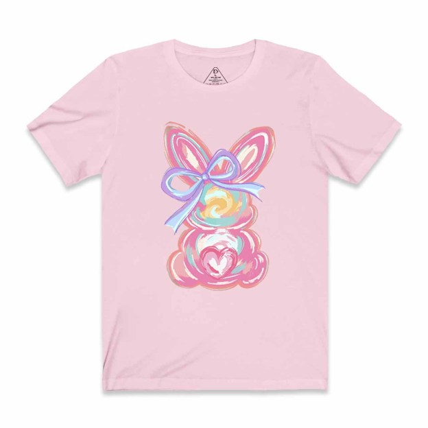 Brushstroke Bunny Easter Mama T-Shirts