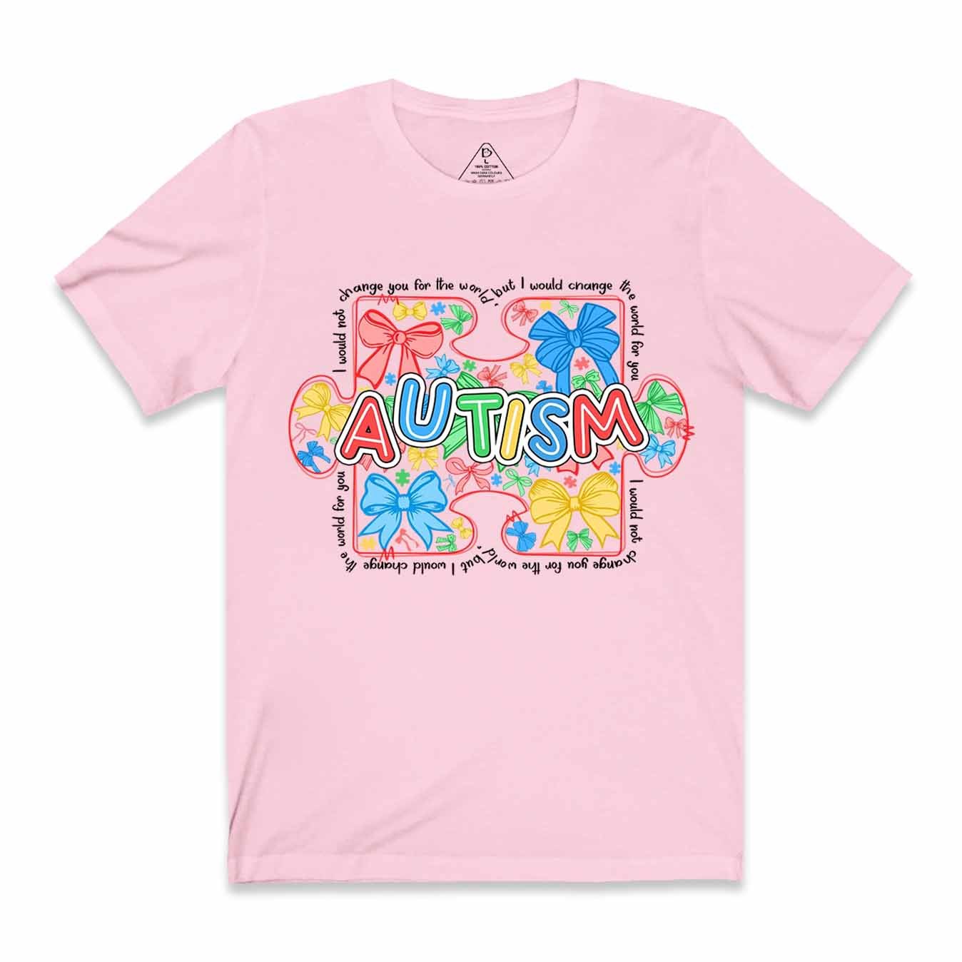 Autism Awareness Coquette Mama T-Shirts