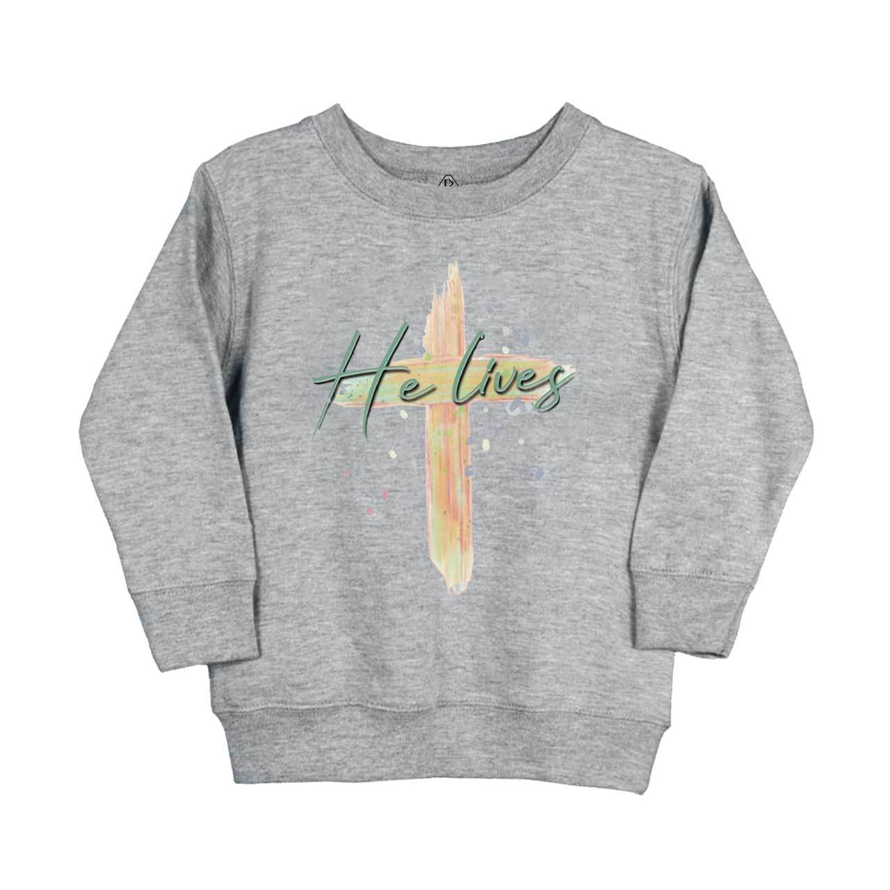 He Lives Natural Kid's Sweatshirt