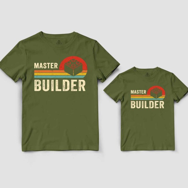 Master Builder Dad&Me Matching Shirts 