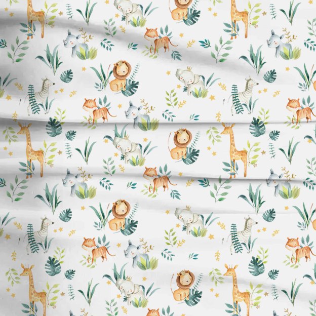 Forest Zoo Two-Piece Pajama Set For Kids