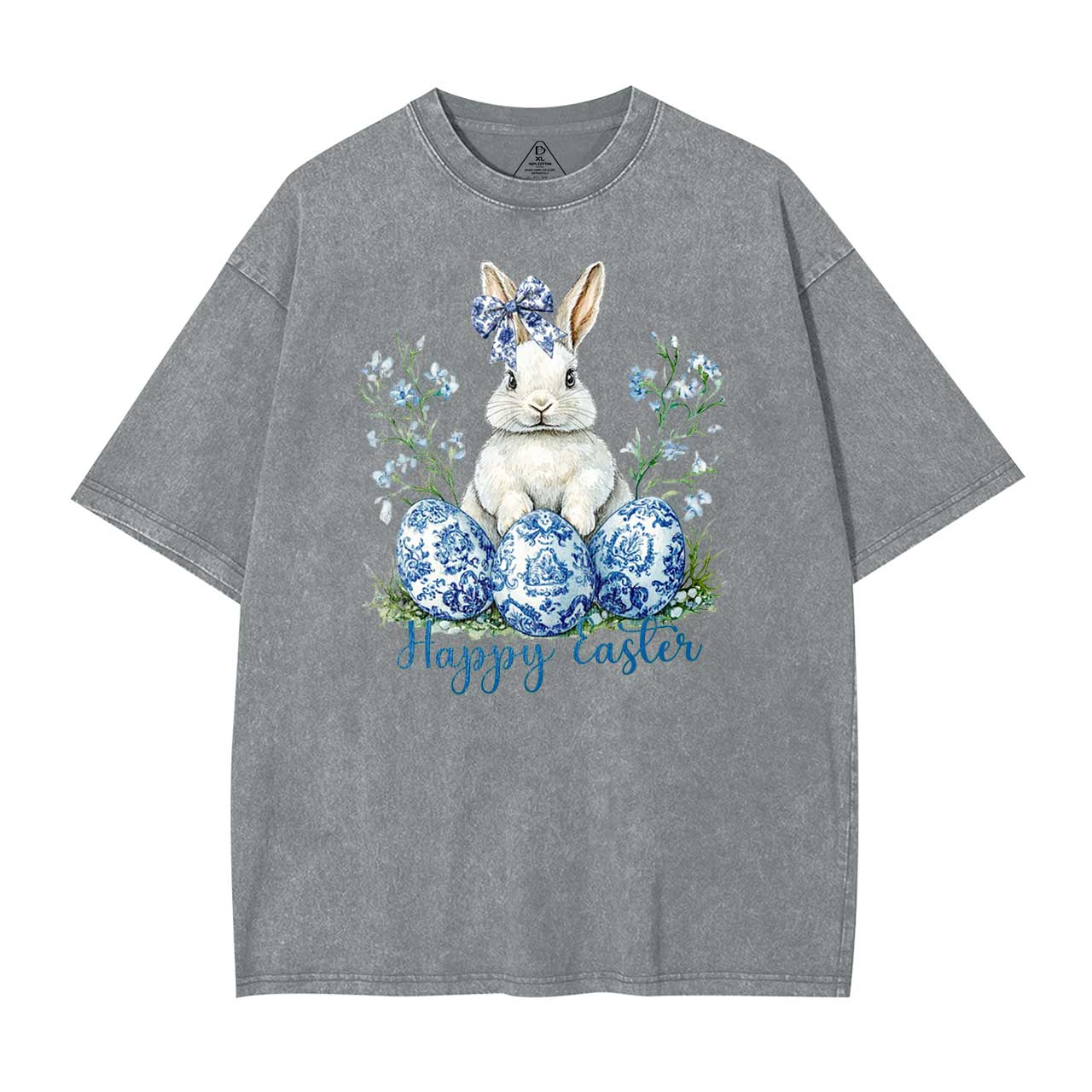 Grand Millennial Easter Mama Washed T-Shirts