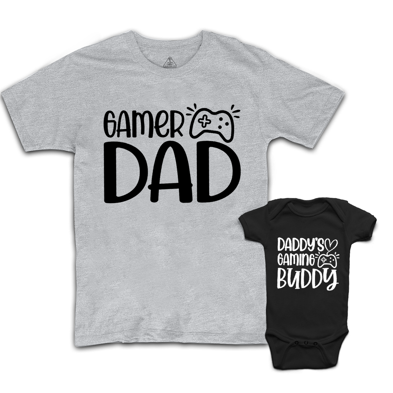 Gamer Dad & Daddy's Gaming Buddy Matching Shirts