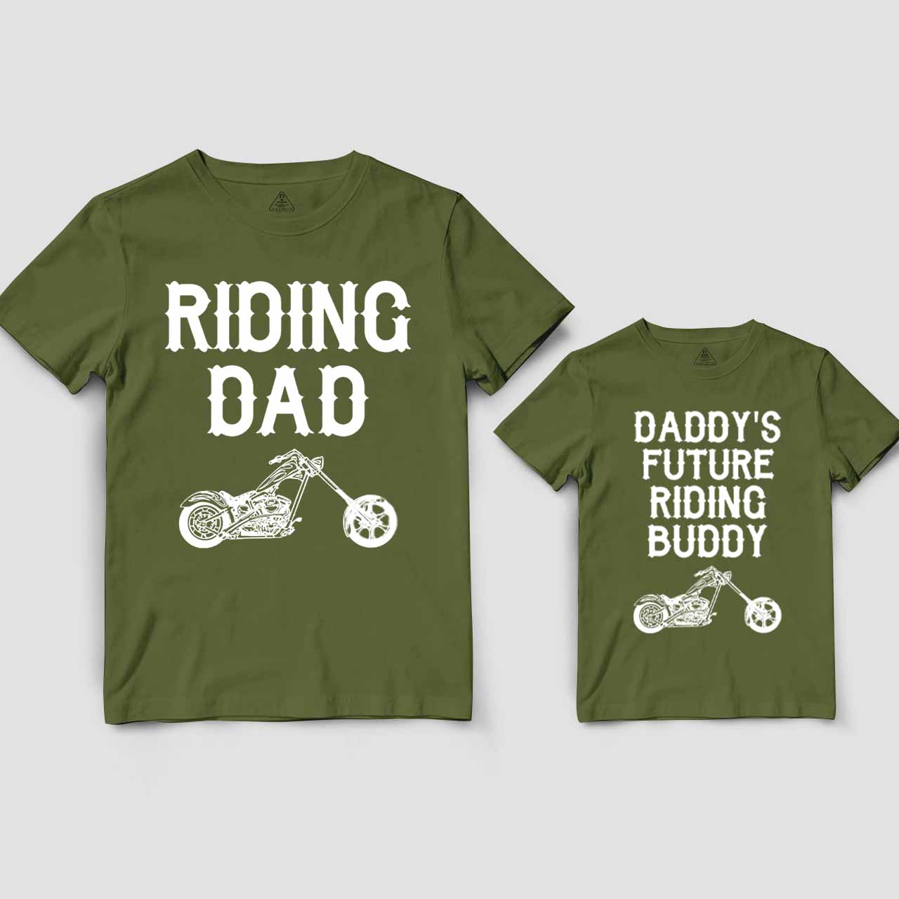 Daddy's Future Riding Buddy Dad&Me Matching Shirts