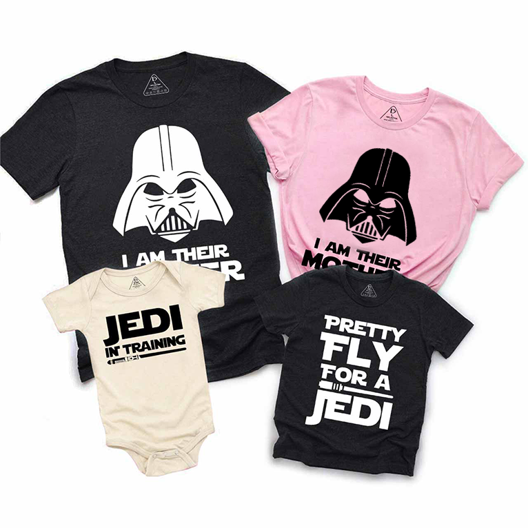 Personalized SW Family Matching Tees Beepumpkin