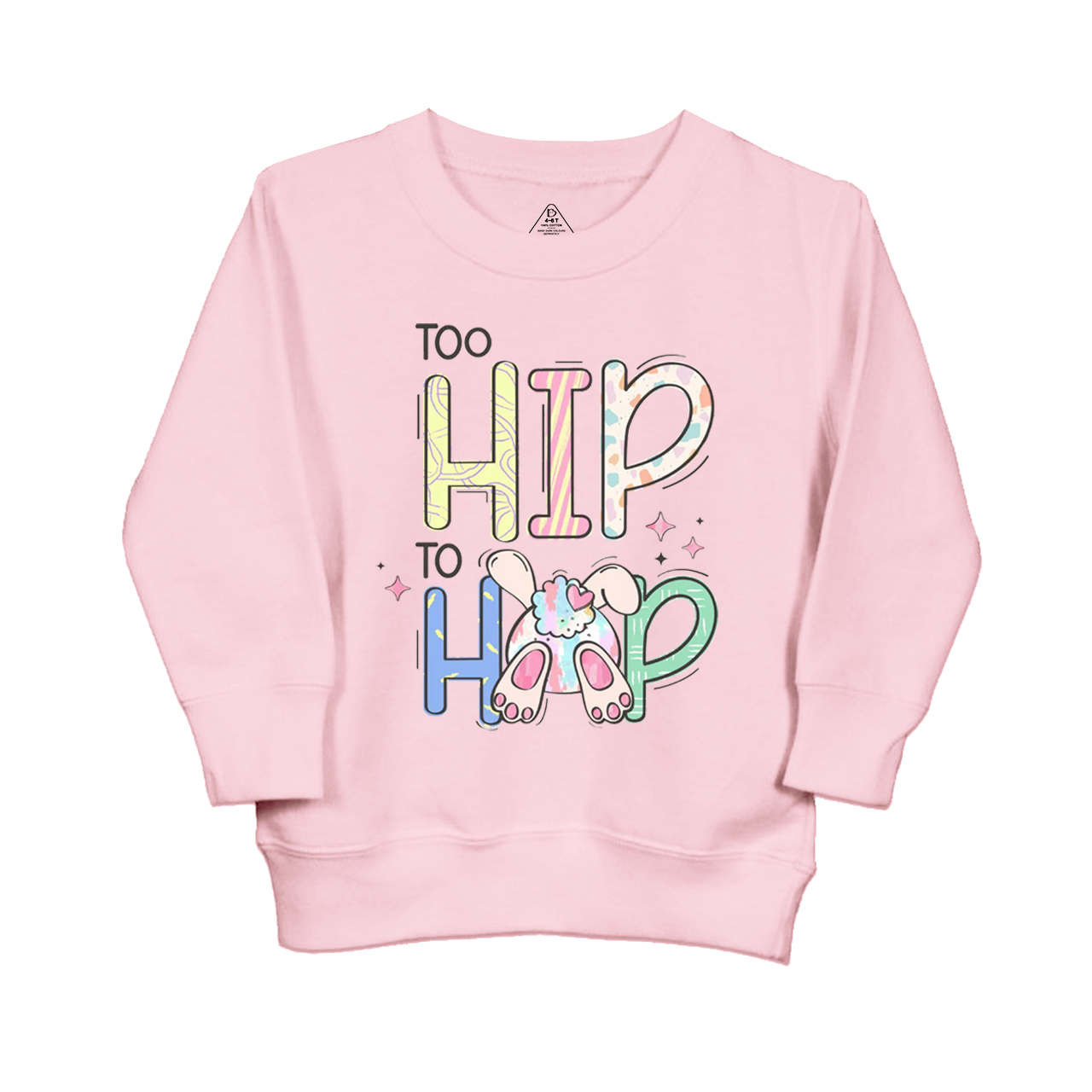 Too Hip To Hop Bunny Kid's Sweatshirt