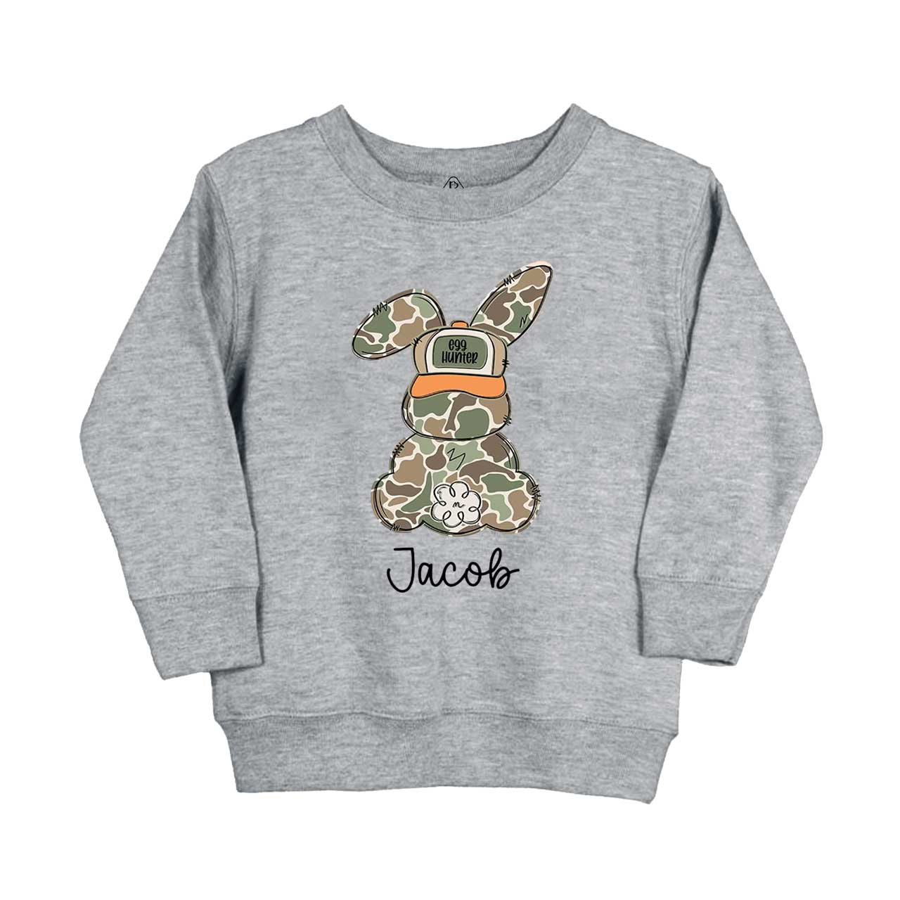 Egg Hunter Bunny Kid's Sweatshirt