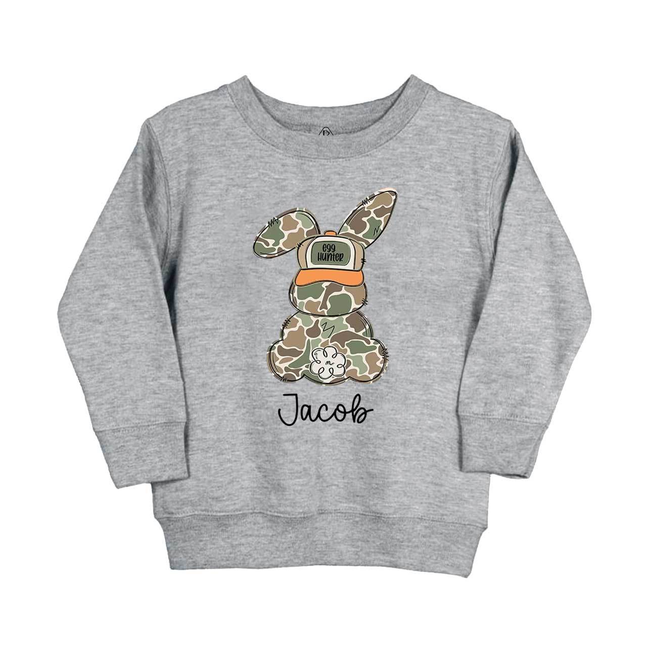 Egg Hunter Bunny Kid's Sweatshirt