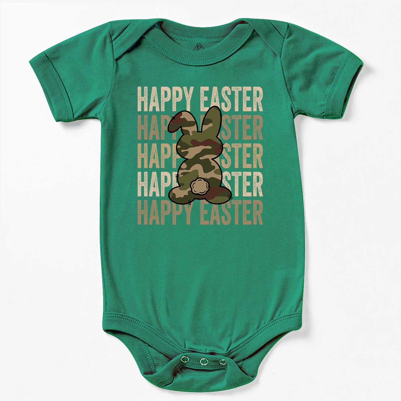 Easter Camouflage Happy Bunny Bodysuit Beepumpkin
