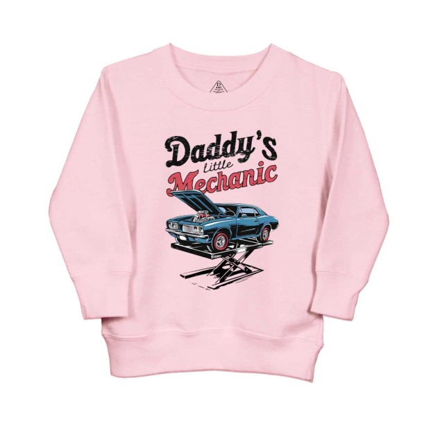 Daddy's Little Mechanic Kid's Sweatshirt
