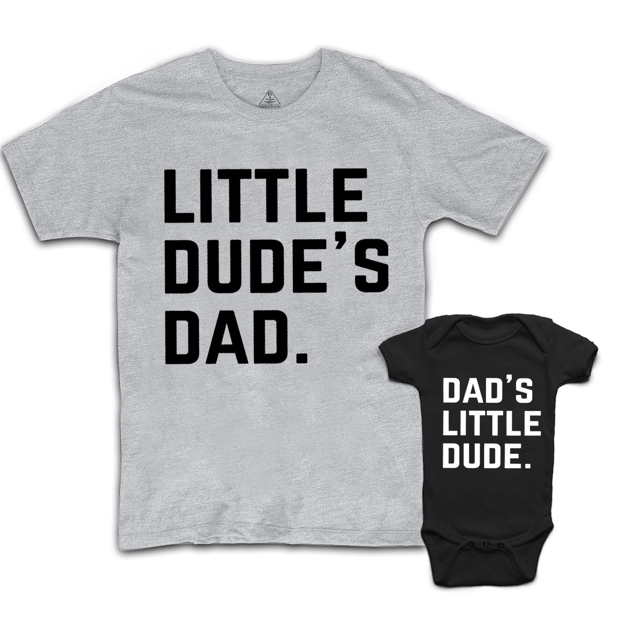 Little Dude's Dad Dad&Me Matching Shirts