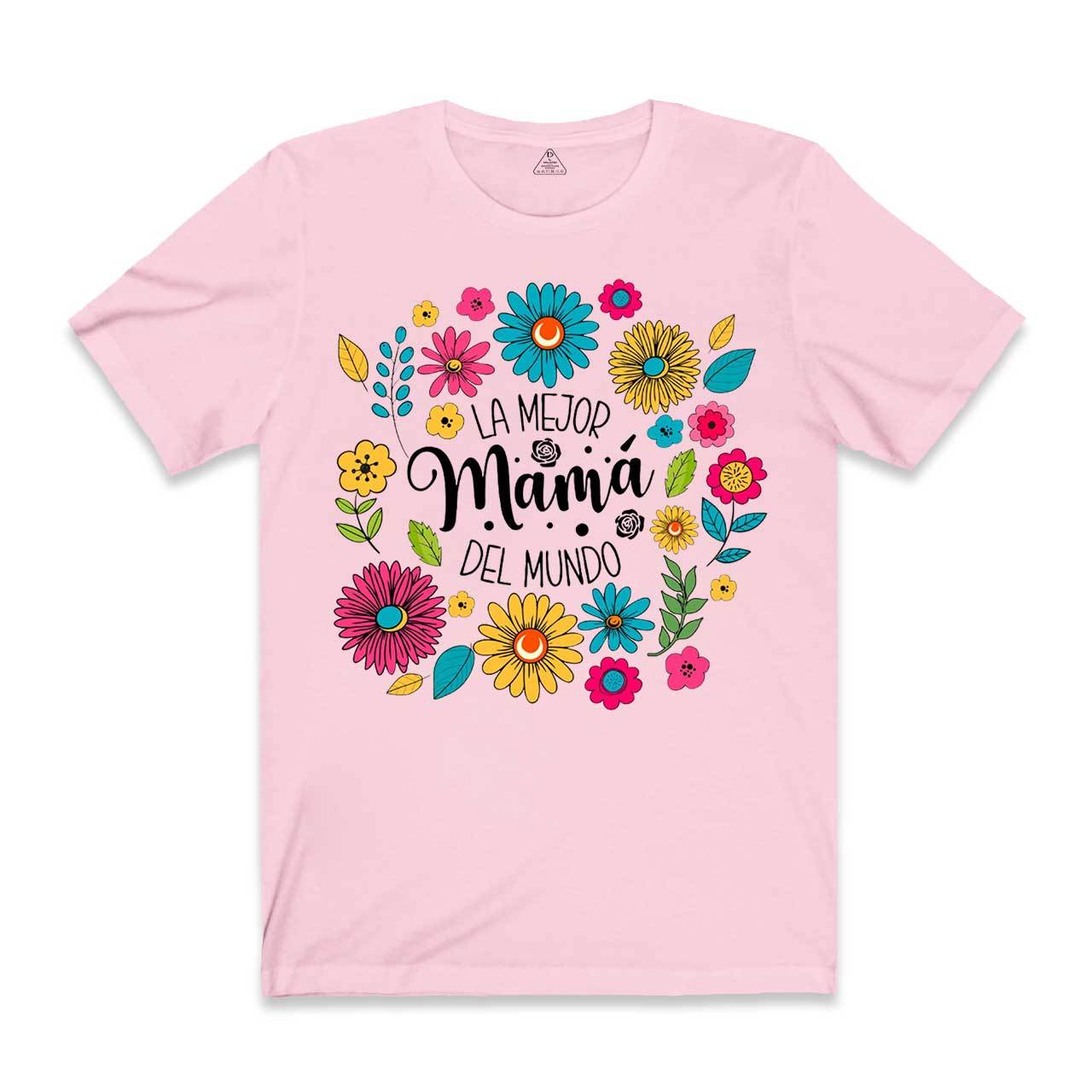 La Mejor Mama Del Mundo Floral T-Shirts 