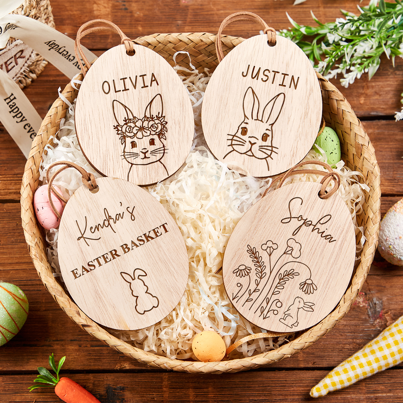 Personalized Easter Basket Tag