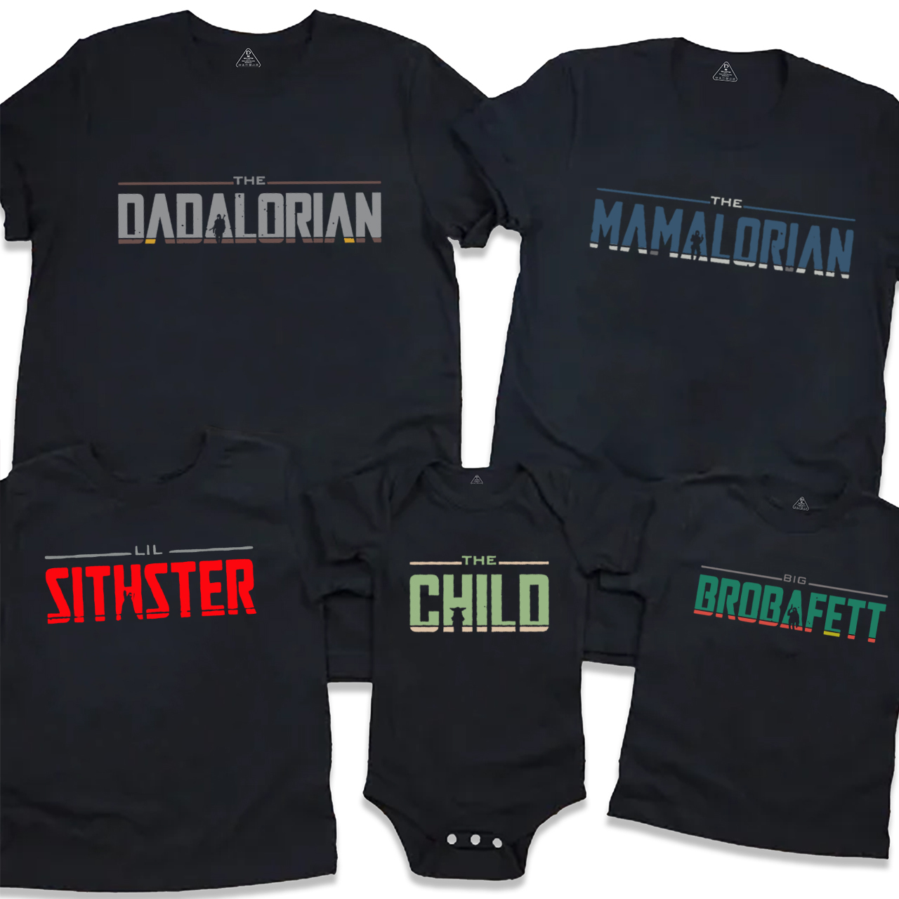 Personalized The Dadalorian - The Mamalorian Family Matching Tees Beepumpkin