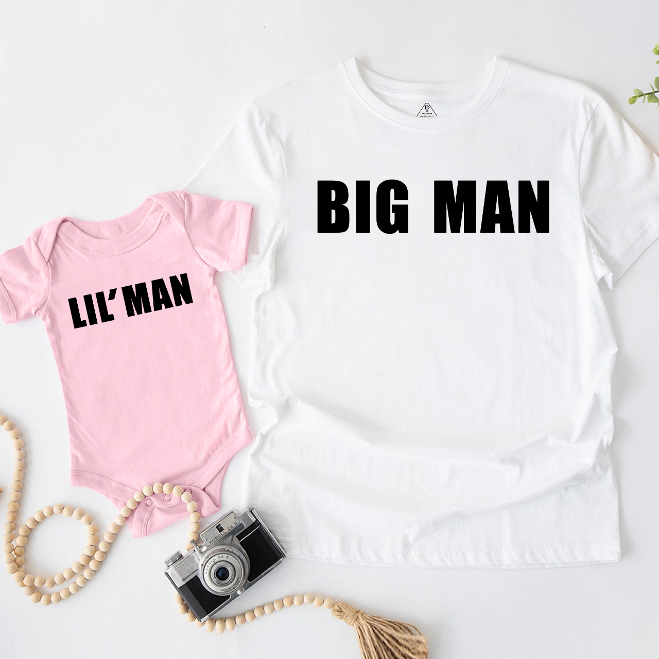 Big Man Lil' Man Dad&Me Matching Shirts