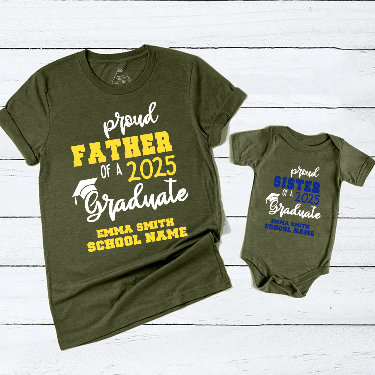 Personalized Proud Of 2025 Graduate Family Shirt