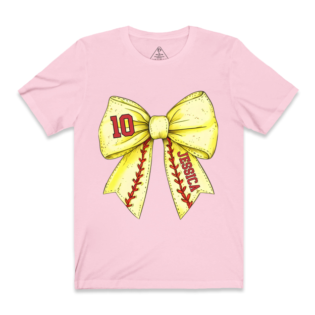 Softball Bow Mama T-Shirts