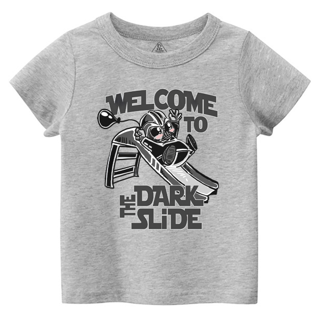 Welcome To The Dark Slide Toddler&Kid's Tees Beepumpkin