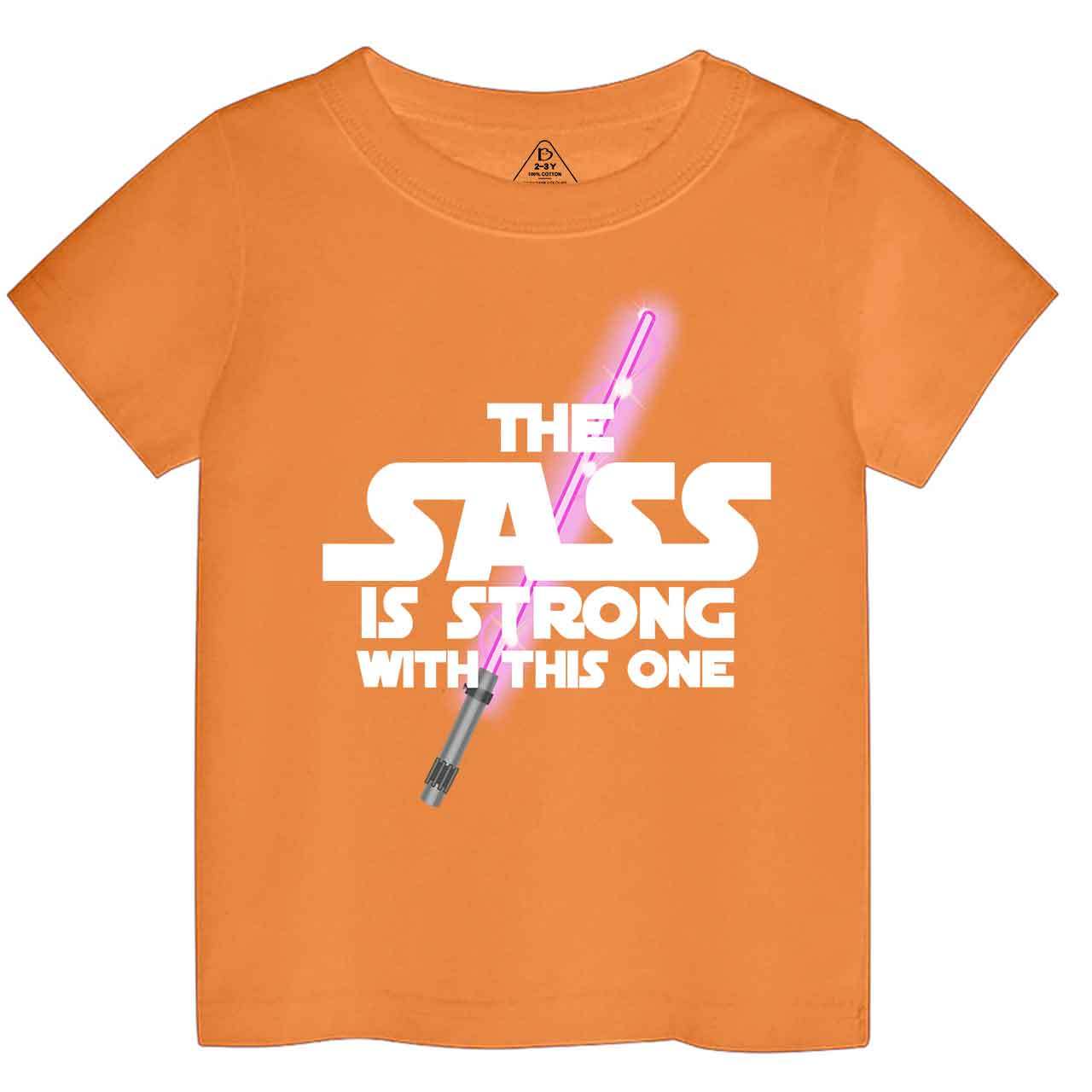 The Sass Is Strong With This One Toddler&Kid's Tees Beepumpkin 7