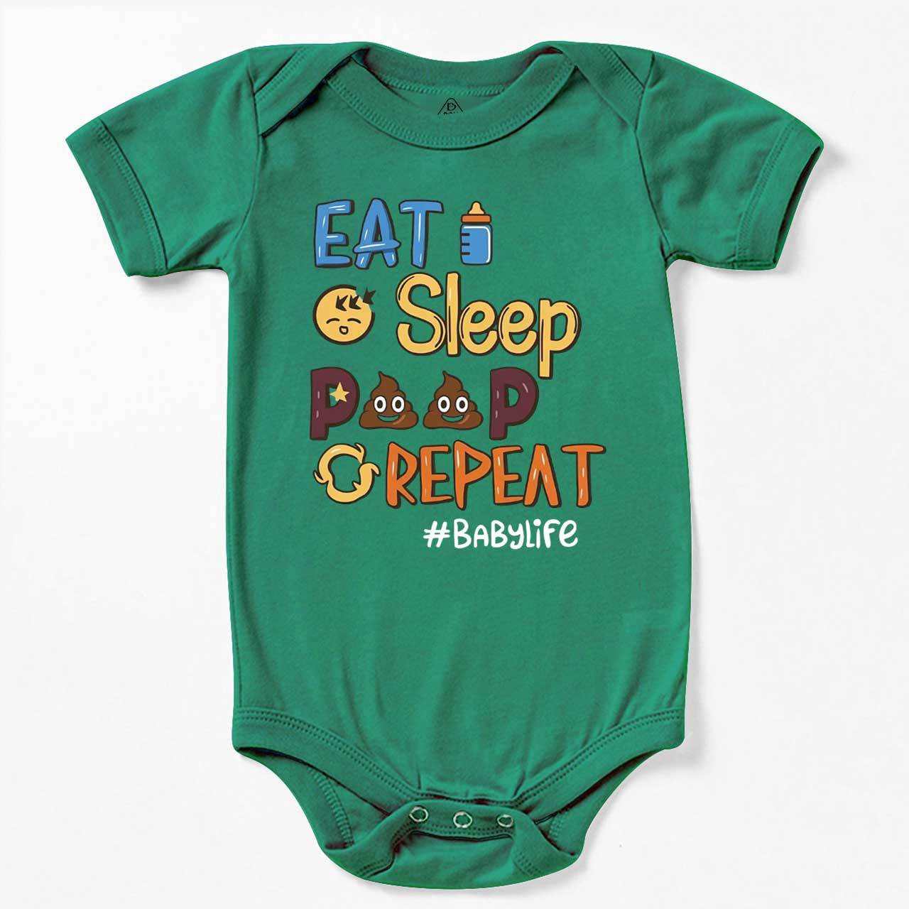 Eat Sleep Poop Repeat Bodysuit Beepumpkin 7