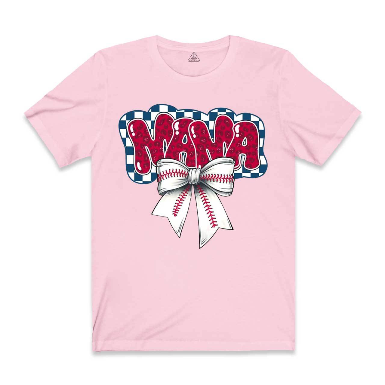 Baseball Bubble Leopard Mama T-Shirts