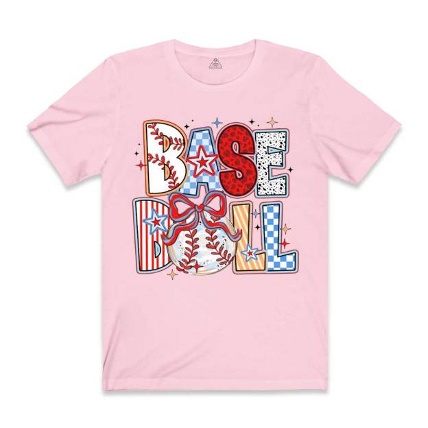 Brushstroke Baseball Mama T-Shirts
