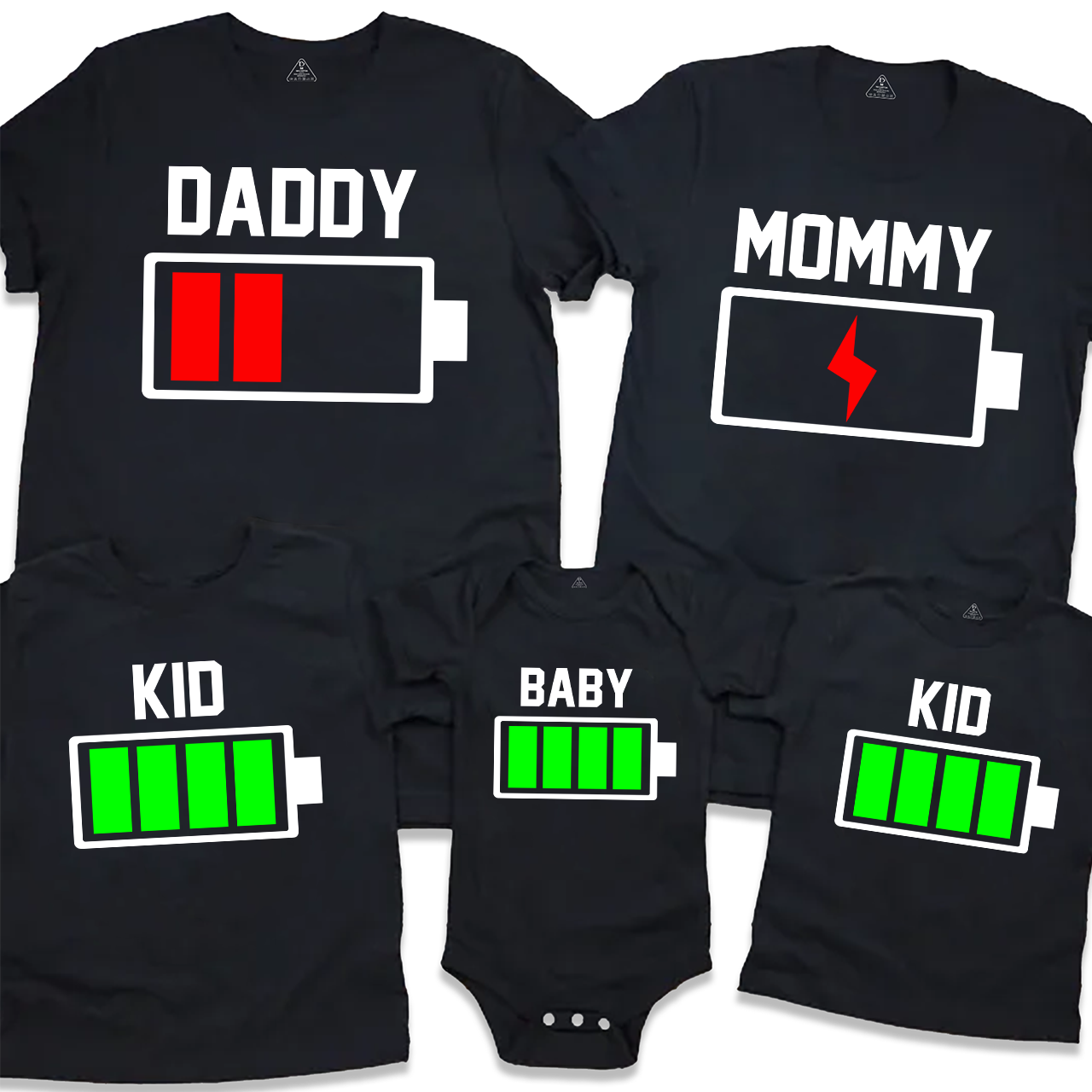 Energy Display Family Matching Tees Beepumpkin