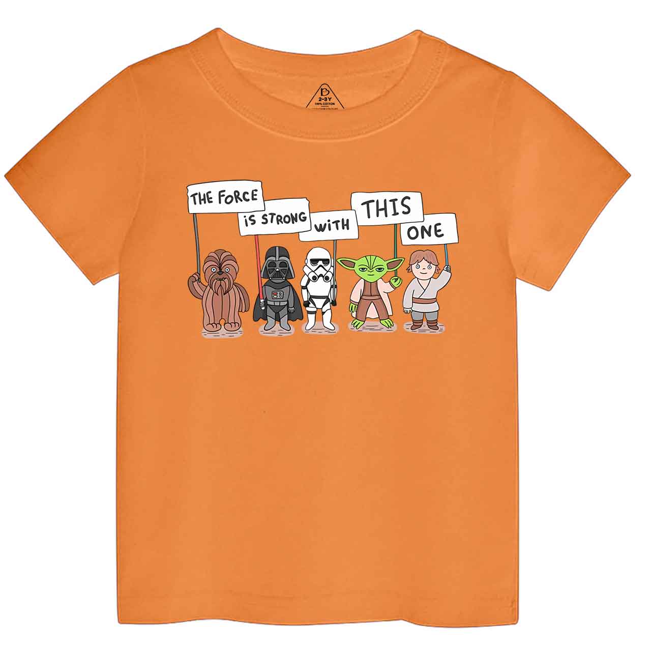 The Force Is Strong With This One Toddler&Kid's Tees Beepumpkin