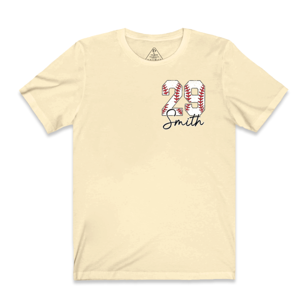Personalized Baseball Pocket Mama T-Shirts