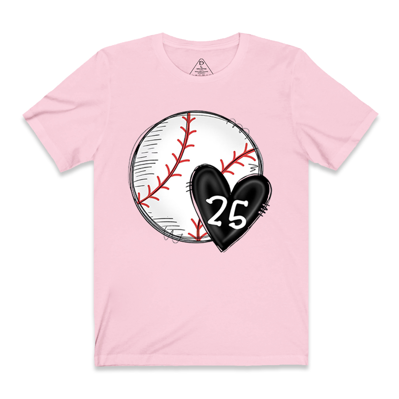 Personalized Baseball Love Number Mama T-Shirts