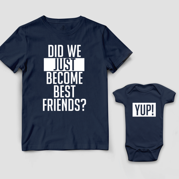 Did We Just Become Best Friends？YUP! Matching Shirts For Dad And Me