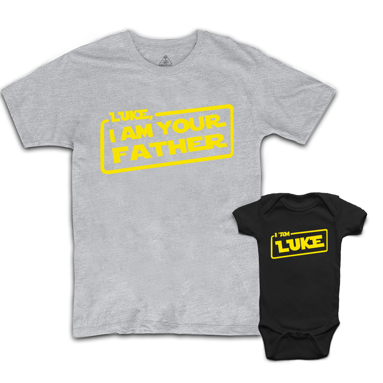 Personalized Name I Am Your Father Dad&Me Matching Shirts