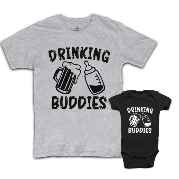 Drinking Buddies Dad&Me Matching Shirts