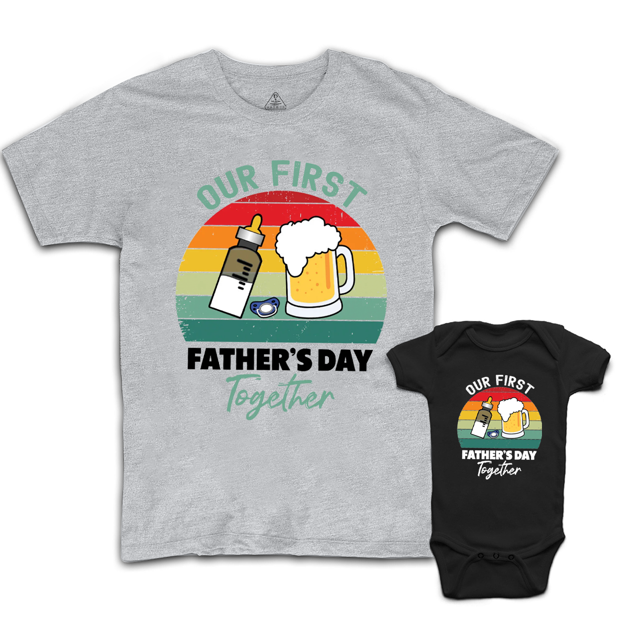 Our First Father's Day Together Dad&Me Matching Shirts