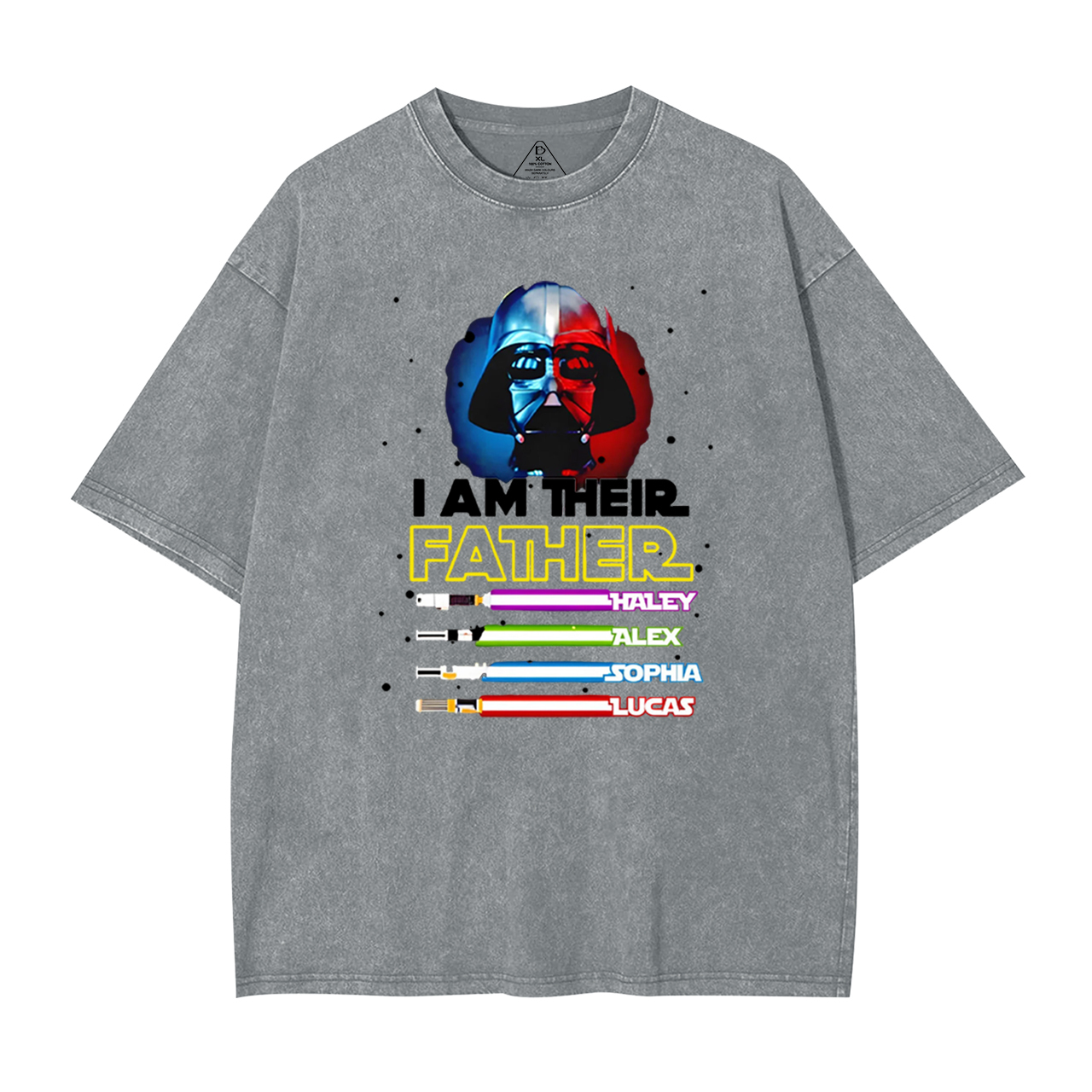 Personalized Name SW Washed T-Shirts 