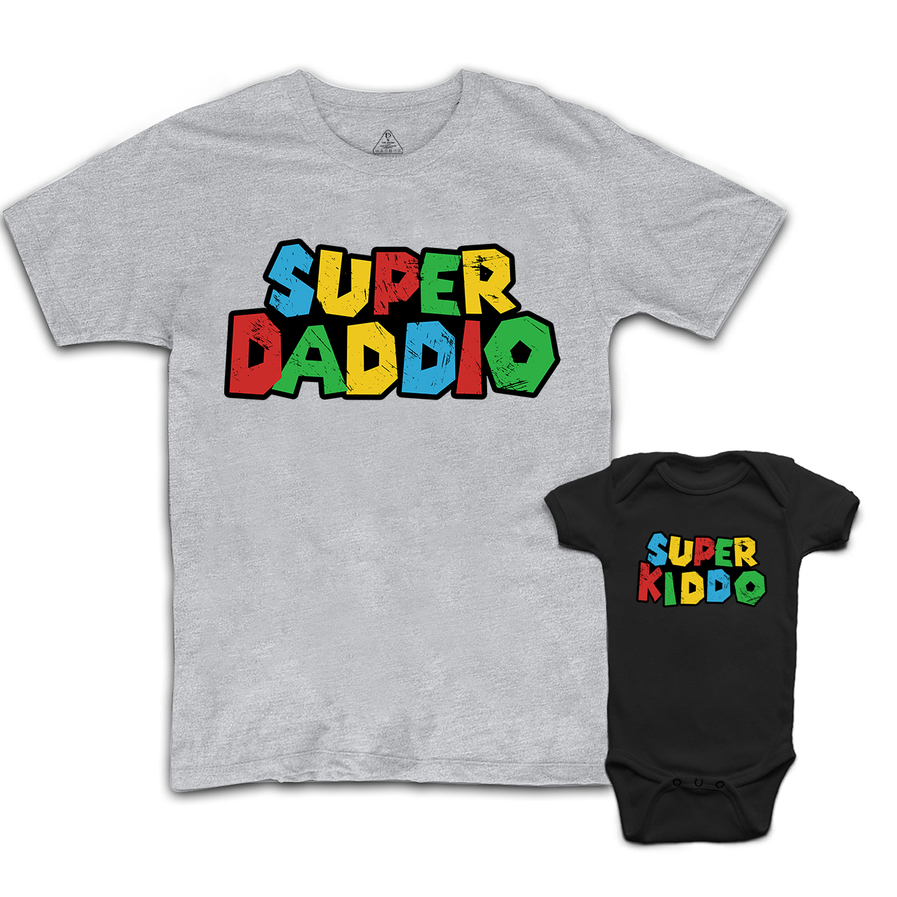 Super Dad Fathers Day Shirt & Baby Bodysuit